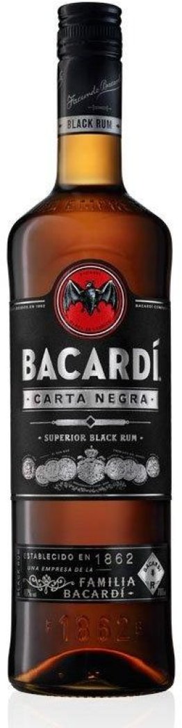 Bacardi Carta Negra Superior Rum * 70cl KAR