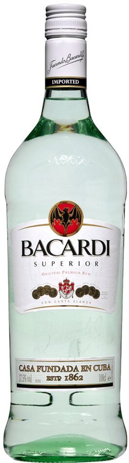 Rum Bacardi Carta Blanca 70cl EW 6er Kart