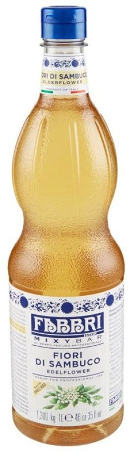 Fabbri Sirup Elderflower 100cl PET 6er Kart