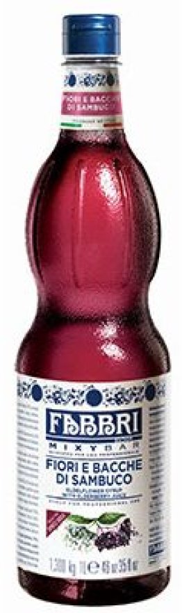 Fabbri Sirup Elderflowerberrys 100cl PET 6er Kart
