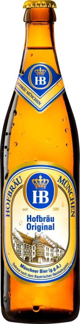 HB Hofbräu München Original 50cl MW 20er Har