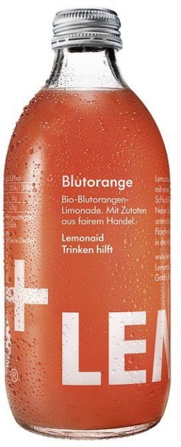 LemonAid Blutorange Bio 33cl MW 20er Har