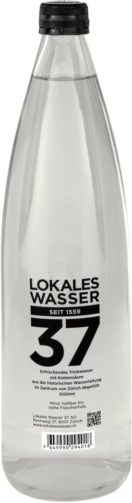 Lokales Wasser 37 mit CO2 100cl MW 12er Har