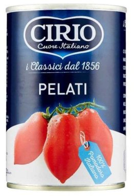 Pelati 400gr "Cirio" ital. Tomaten geschält Stk 12er Kart