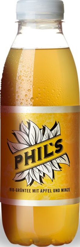 Phil's Bio Grüntee Apfel & Minze 33cl MW 24er Har