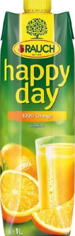 Rauch happy day Orangensaft 100% 100cl Tetra 12er Tray