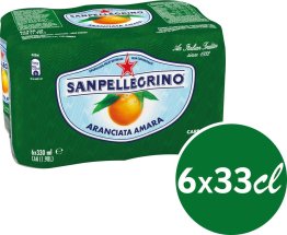 San Pellegrino Aranciata Amara 33cl Dose 24er Kart
