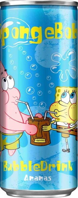 Sponge Bob Bubble Drink 25cl Dose 24er Kart
