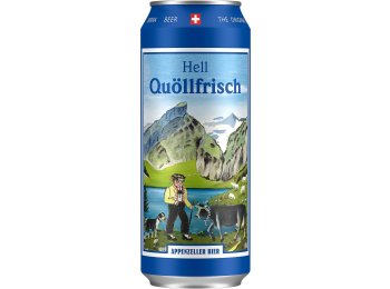 Appenzeller Quöllfrisch Hell 50cl Dose 4x6er Tray