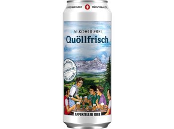 Appenzeller Quöllfrisch alkoholfrei 50cl Dose 4x6er Tray