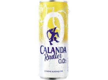 Calanda Radler Zitrone 0.0% alkoholfrei 33cl Dose 4x6er Tray