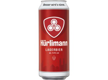 Hürlimann Lager 50cl Dose 4x6er Tray