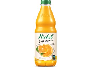 Michel Orange Premium Fair Trade 100% 100cl PET 4er Fop