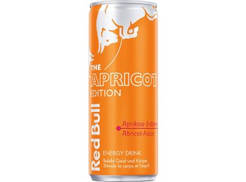 Red Bull Aprikose 25cl Dose 24er Tray