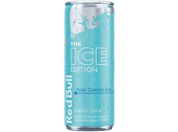 Red Bull Ice Edition Iced Gummy Bear 25cl Dose 24er Tray