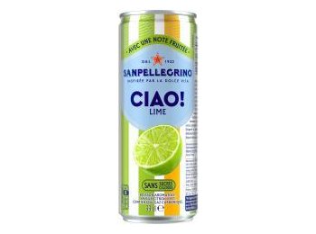 San Pellegrino Ciao Limette Dosen 33cl Dose 4x6er Tray