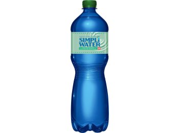 Simpli Water grün mit Kohlensäure 100cl PET 6er FOP
