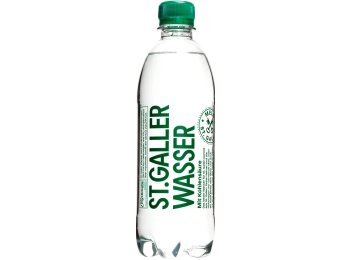 St. Galler Wasser mit Kohlensäure 50cl PET 24er Tray