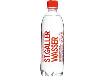 St. Galler Wasser ohne Kohlensäure 50cl PET 24er Tray