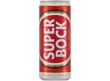 Super Bock Lager 33cl Dose 24er Kart