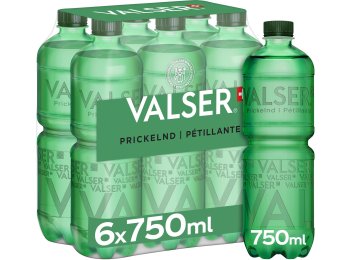 Valser Prickelnd mit Kohlensäure Labelfree 75cl PET 6er FOP