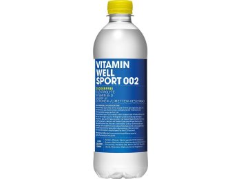 Vitamin Well Sport 002 Zuckerfrei 50cl PET 12er Tray