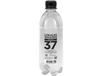 Lokales Wasser 37 mit Kohlensäure 50cl PET 12er Tray